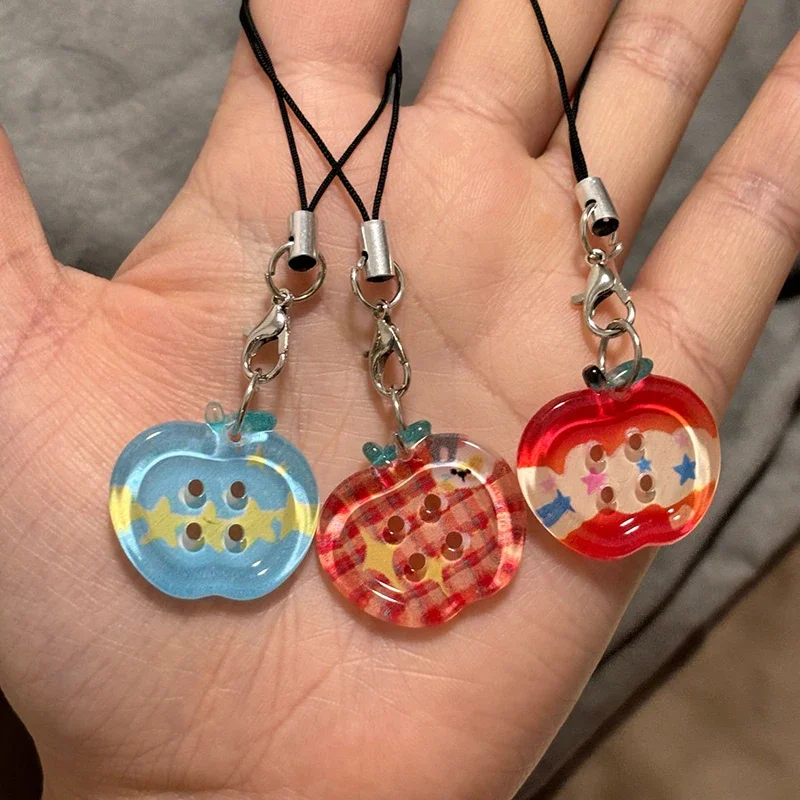 2/5pcs Cute Button Phone Charms Pendant Kawaii New Cases for Airpods 4 iPhone 16 Mini Pendants Accessories for Bags CCD Camera
