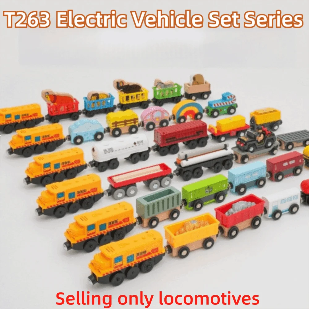 

Brand Compatibility Forward and Backward Electric Train Light-emitting with Music Magnetic Slot Locomotive for Hape LILLABO