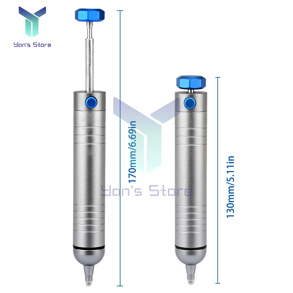 1Pcs Aluminum Powerful Desoldering Pump Suction Tin Gun Soldering Sucker Pen Removal Vacuum Solder Iron Welding Repair Tool