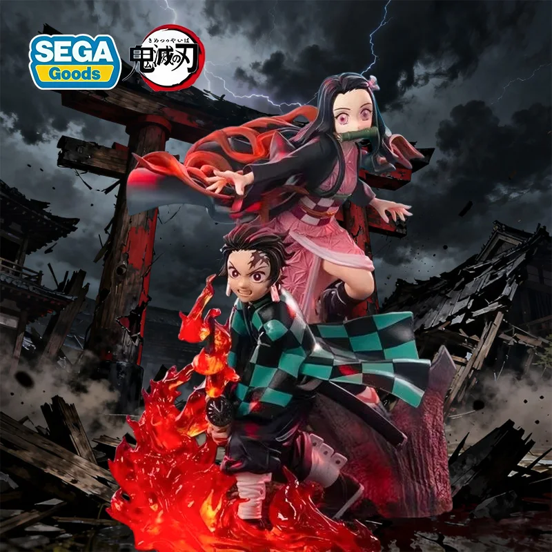 

In Stock Genuine SEGA Anime "Demon Slayer: Kimetsu No Yaiba" Xross Link Figure Kamado Nezuko/Kamado Tanjiro Toy Model Ornaments