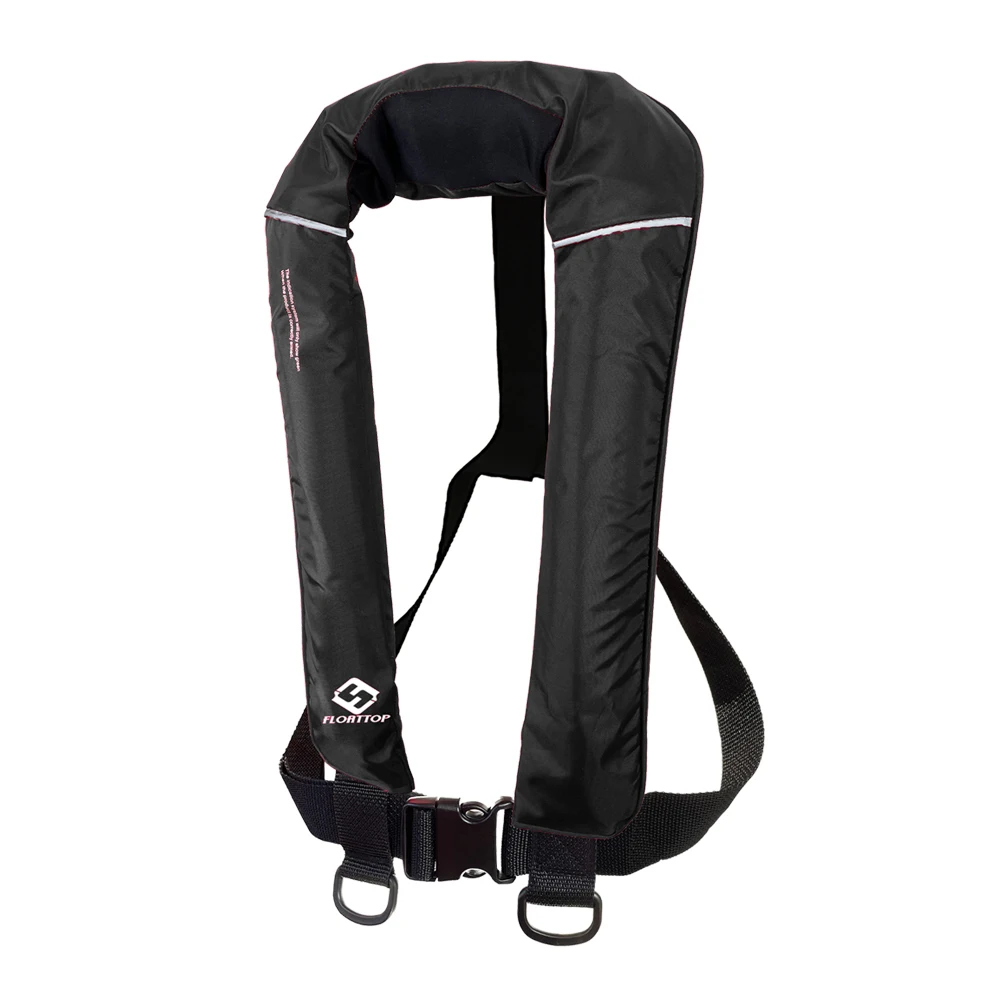 FLOATTOP Adult Automatic Manual Inflatable PFD Life Jacket Life Vest Survival Swimming Boating Fishing 150N Buoyancy 33lbs