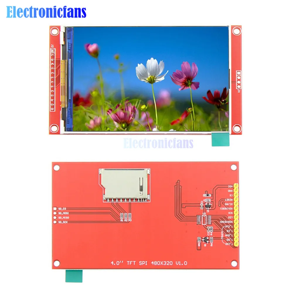 3,5 Zoll 4,0 Zoll 4-Draht SPI Serielles LCD-Display-Modul 480x320 Farb-Touchscreen ST7796S ILI9488 Schnittstelle TFT-Modul – Detail 18