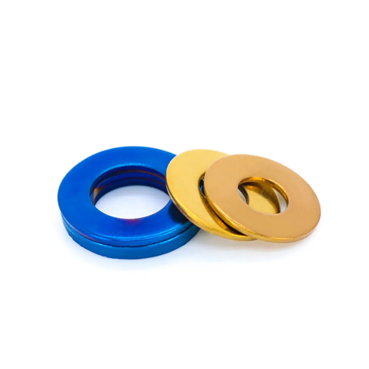 304 Stainless Steel Blue Gold Circular Flat Washer Motorcycle Decorative Piece M4m5m6m8m10m12