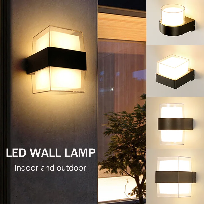 

Led Outdoor Wall Light Waterproof IP66 Motion Sensor Led Outdoor Lighting Porch Lights Balcony Garden Lights Outdoor Wall Lamp