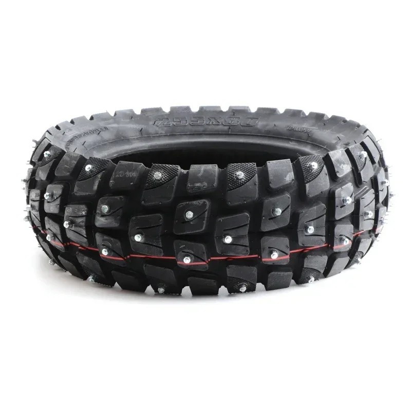 TUOVT 255X80 الإطارات الشتاء الثلوج الإطارات ل سكوتر كهربائي صفر 10x Dualtron KuGoo M4 10 بوصة 10x3.0 80/65-6 إطارات الطرق الوعرة