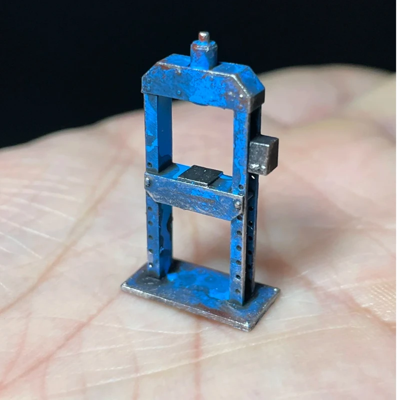 New 1/64 Car Bearing Press Model Garage Auto Repair Tool Shop Scene Accessory Miniature Anime Figures DIY Collection Display
