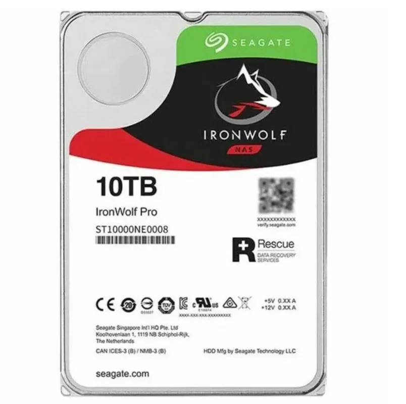 Per Seagate IronWolf Pro ST10000NE0008 10TB 7200 RPM 256MB di Cache SATA 6.0 Gb/s 3.5 