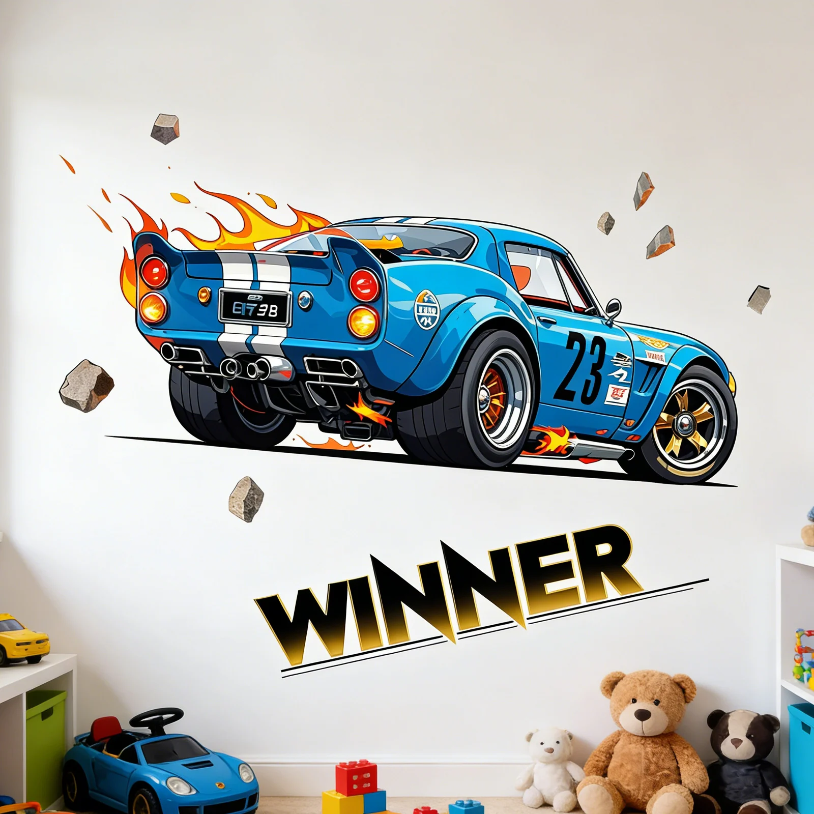 Adesivi Murali per Cameretta B - Lighting Mcqueen Bedroom Decor recensione e prezzo