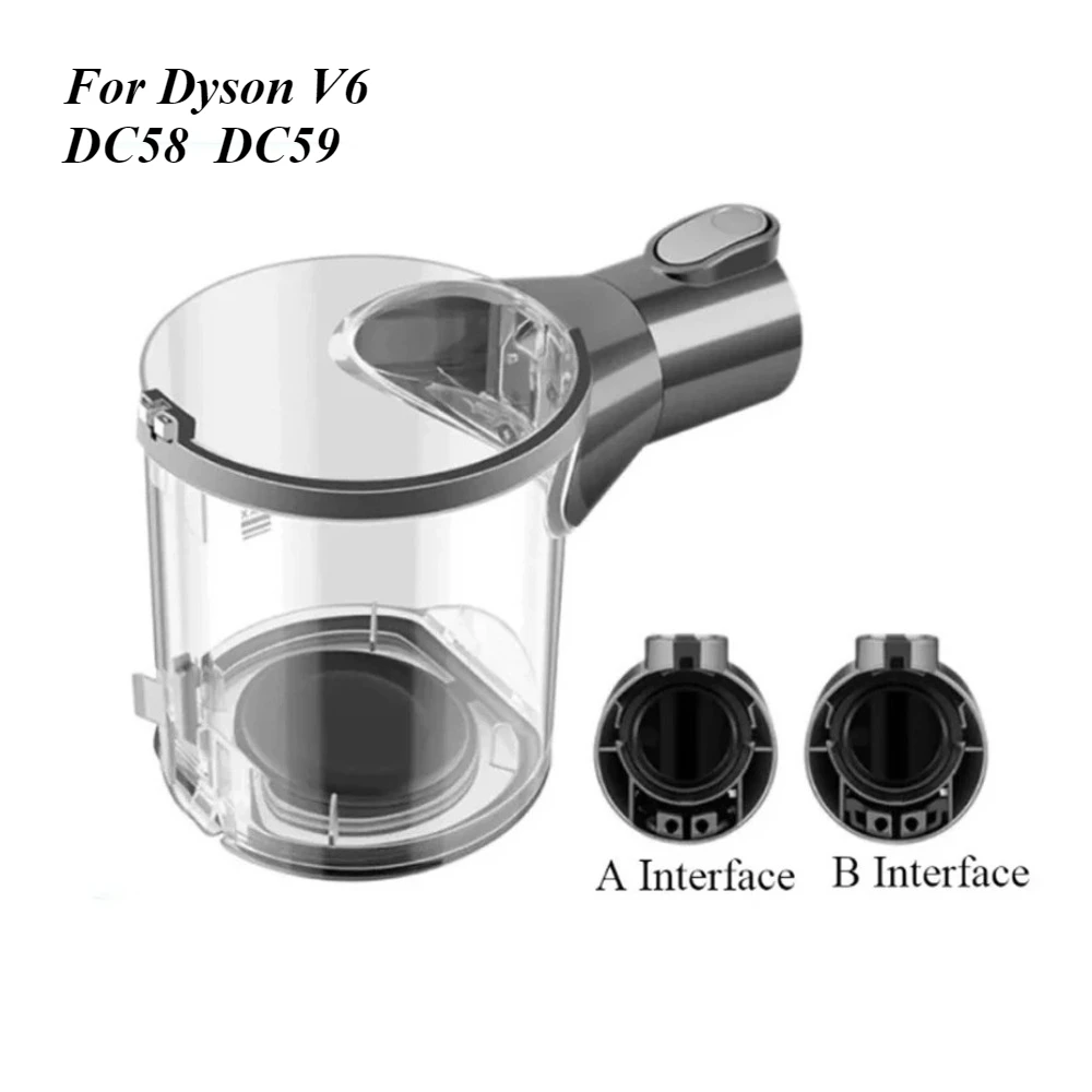 

Dyson V6/DC58/DC59 Vacuum Dust Container - Compatible with A/B Adapter Ports