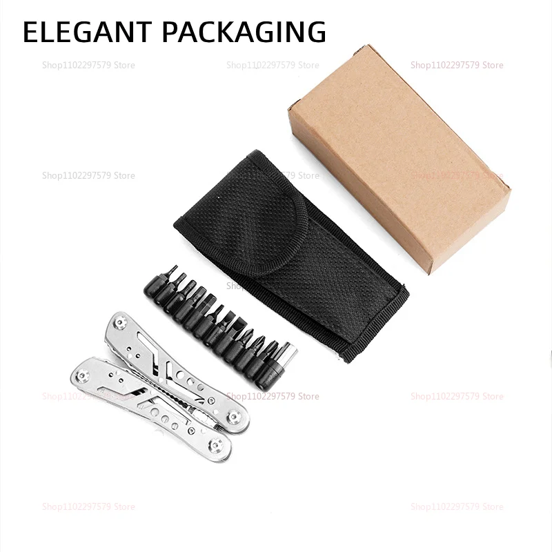 متعددة أداة سكين جيب كماشة قابلة للطي صغيرة محمولة في الهواء الطلق أدوات إصلاح الإنقاذ التكتيكية للتخييم التنزه في حالات الطوارئ