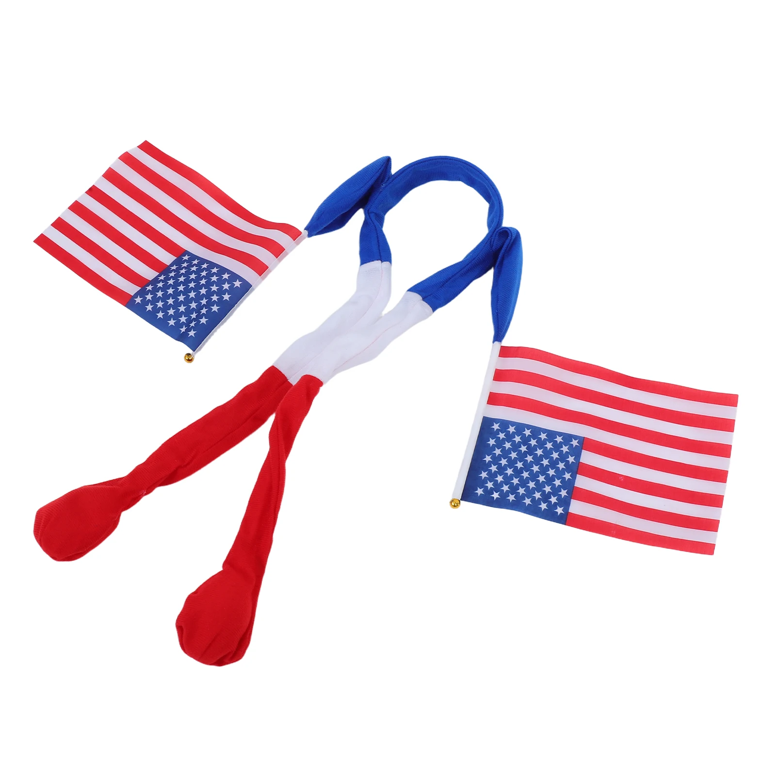 

Independence Day Patriotic Headband Usa Flag Hairband Lightweight Comfortable Sports Fan Gear Hair Accessory Event Celebration