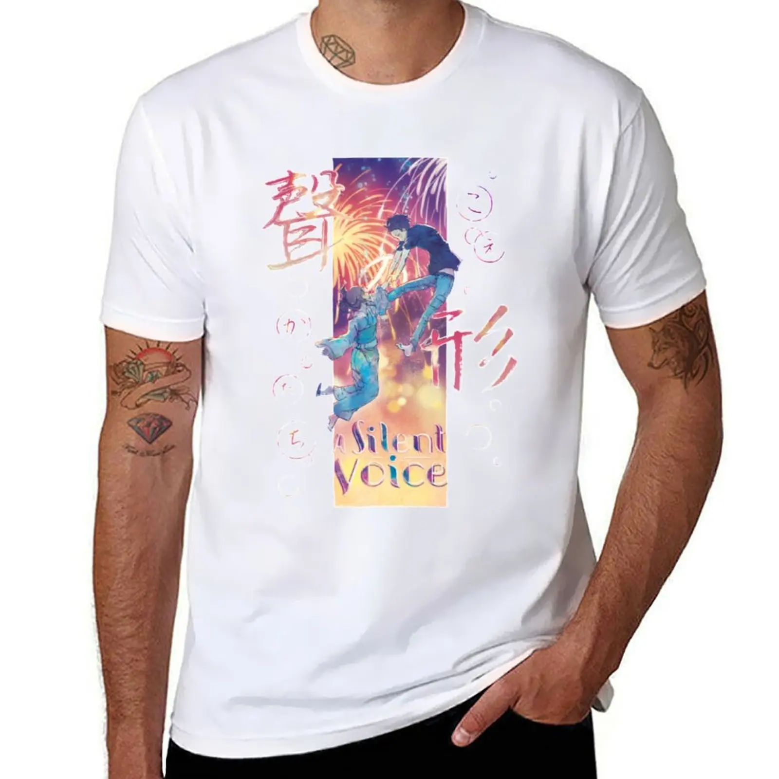 2026 Hot Sale A Silent Voice Koe No Katachi T-Shirt Oversize Louboutins Summer Sleeve Tee Tops Hippie Clothes Compression Men
