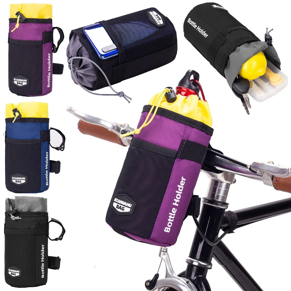 

High Capacity Bicycle Bag Lightweight Bicycle Storage Bag Cycling Water Bottle Carrier Pouch for Bike Rides and Outdoor