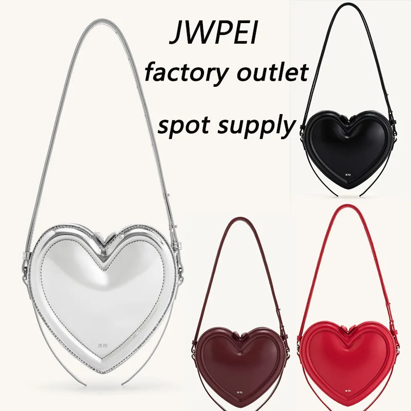 JW PEI Heart Crossbody Fashion Design Sweet Cool Stereoscopic Heart Bag Shoulder Crossbody Woman