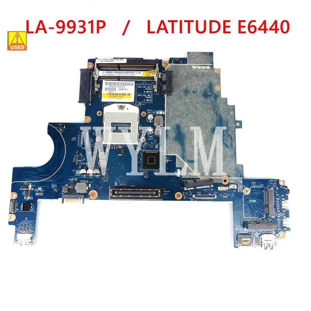 

LA-9931P Notebook Mainboard For DELL LATITUDE E6440 6440 Laptop Motherboard CN-0X8DN1 CN X8DN1 work Used