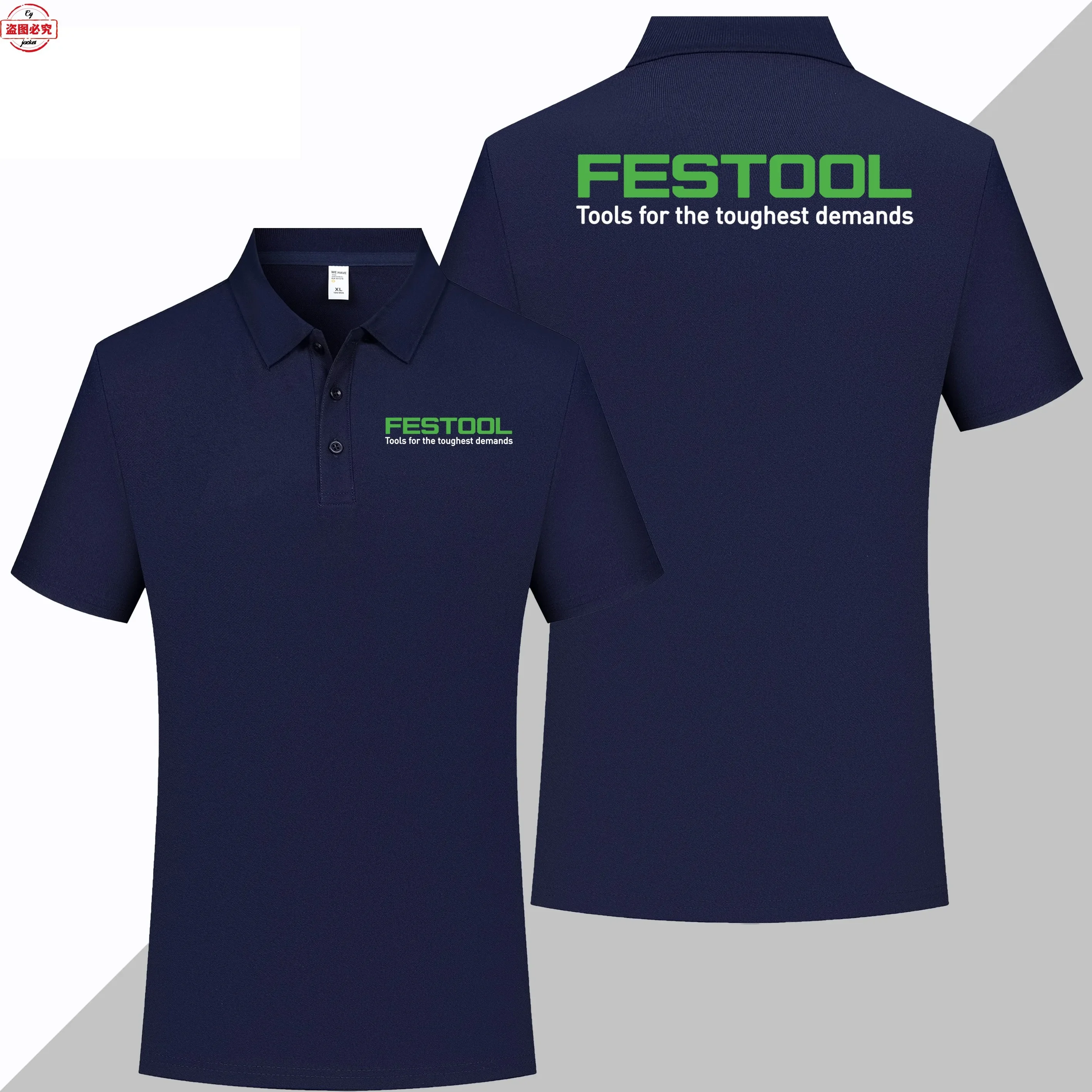 

Футболка-поло Festool с логотипом, мужская, с коротким рукавом, для бизнеса и спорта, командная униформа