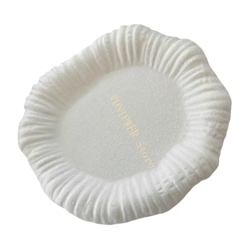 

Irregular Ceramic Jewelry Storage Tray for Earrings Necklaces Rings Compact Organizers with Smooth Surfaces Home Decors D08E