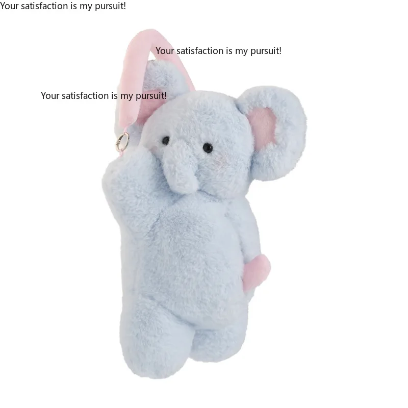 for car seat back Redbook trending elephant plush hanging car tissue holder, cartoon doll tissue pouch