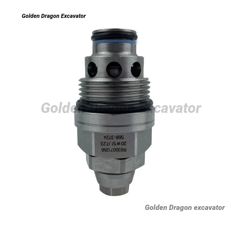 For Caterpillar Cat 345d/349d/349d2/345c/349e/352f Safety Auxiliary Cannon Overflow Valve 568-3724 Excavator Accessories