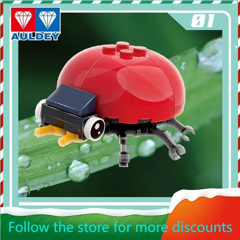 

AULDEY‌ Original Puzzle Biology Illustration Small Particle Insect Animal Assembly Mobile Phone Model Collection Gifts In stock