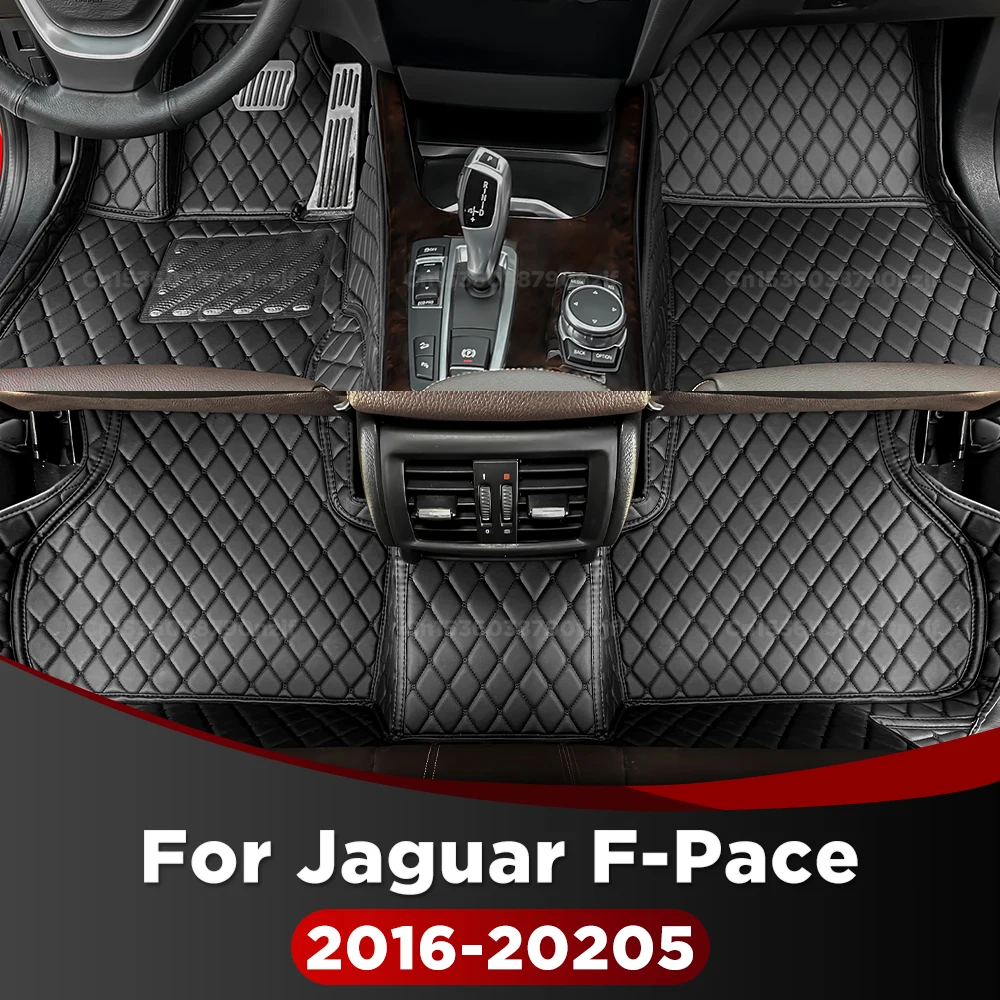 

For Jaguar F-Pace 2016-2025 2024 2023 2022 2021 Custom Car Floor Mat Automobile Carpet Cover Interior Accessories Protective