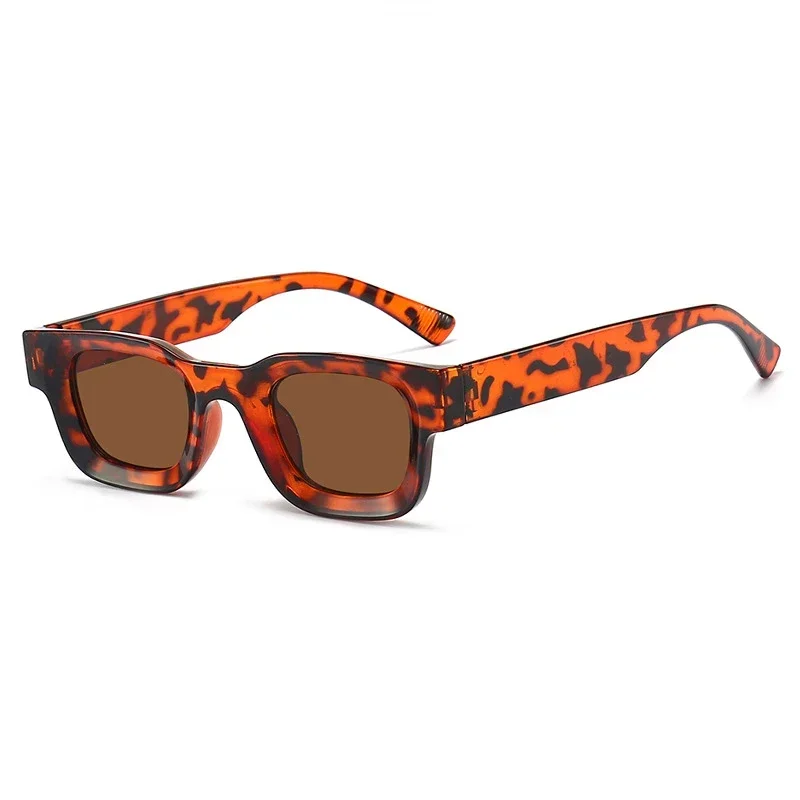 Fashion Travel UV400 Protection Sun Glasses Unisex Small Frame Concave Sunglasses Men Luxury Design Retro Hip-hop Punk Sunglass image 6