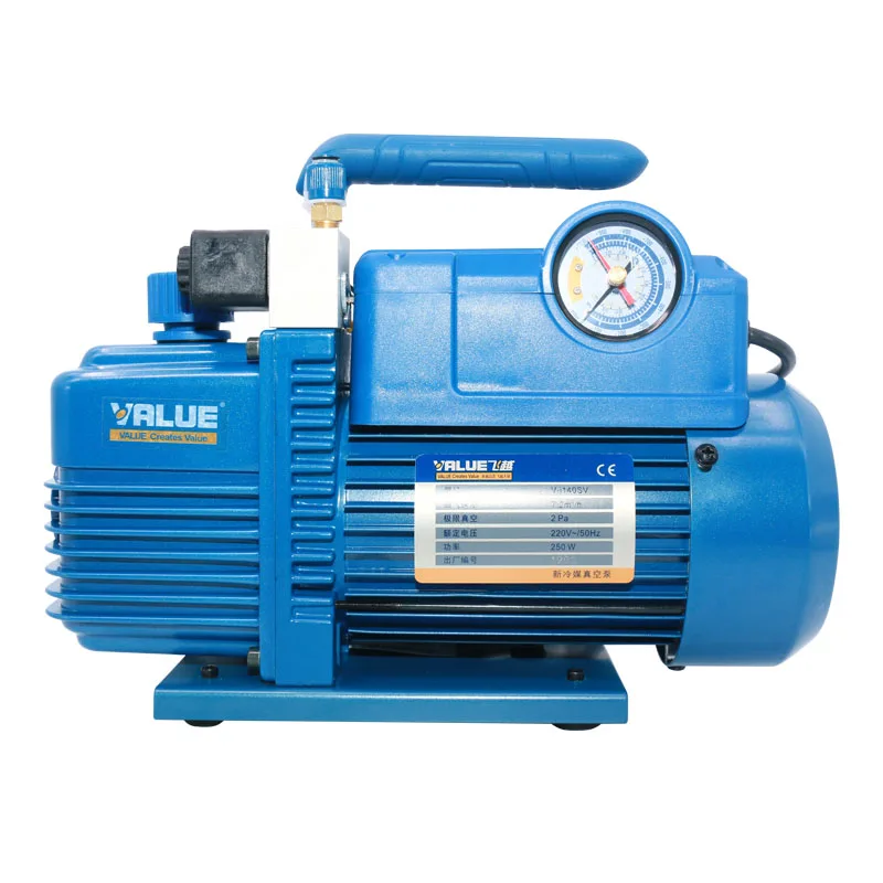 

2L Vacuum Pump V-i140SV New Refrigerant R410A Air Conditioning Repair Fiber Model 2Pa 250W 7.2m3 / h With Solenoid Valve