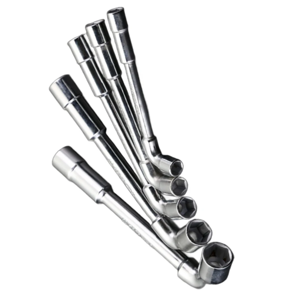 L Shaped Socket Wrench Chromium Vanadium Steel 6-19MM Hexagonal Bent Head External Hex Tool For Mechanic Repair Tight Space High