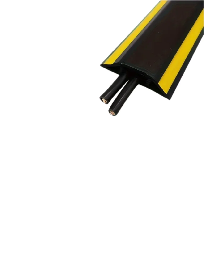 Organisateur de fil, 1m/39,37 pouces, 1 pièce, couvercle de câble, protection de conduit de câblage d'extension, protecteur de cordon de sol, couvercle de câble d'alimentation