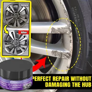 Fasilawei Universal Wheel Repair Kit - Alloy Wheel Scratch and Scuff Repair, Oxidation Paste, Tire Rim Care Polishing Cream