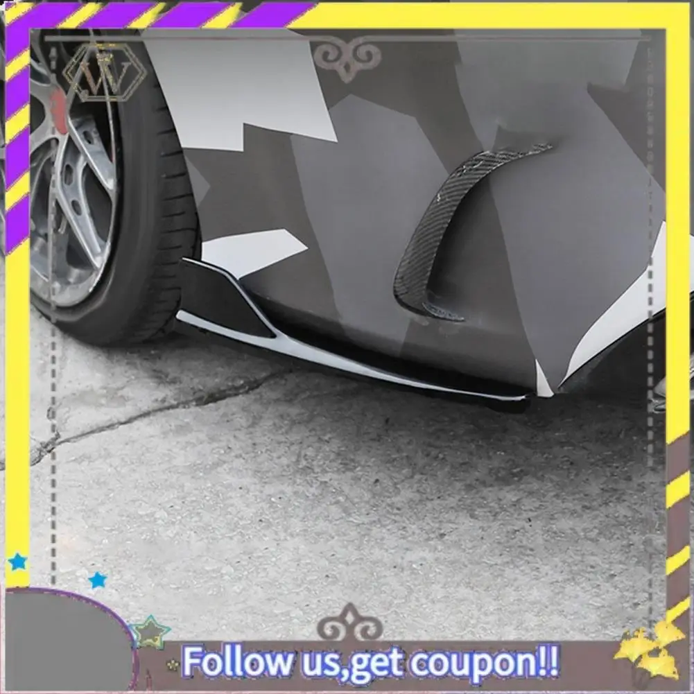 

ABXV-For Mercedes Benz C-Class W205 C180 C200 C300 C43 C63 AMG 2015-2021 Rear Bumper Lip Diffuser Splitter Air Vent Trim