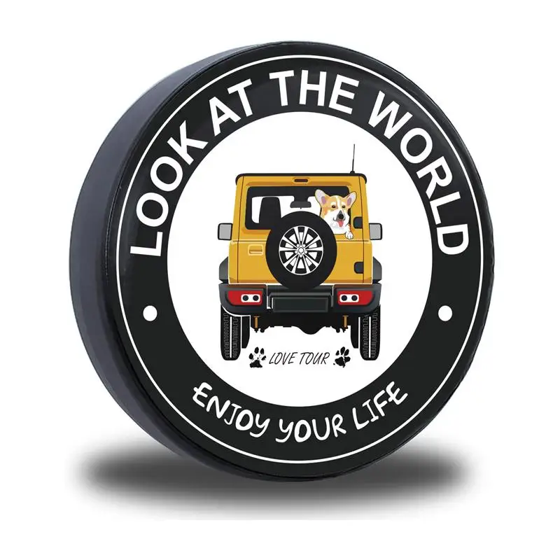 28 Inches Spare Tire Cover For Suzuki Jimny JB64 JB74 JB64W JB74W Back Wheel Cover Storage Bag Protector Car Tools Car-styling view 3