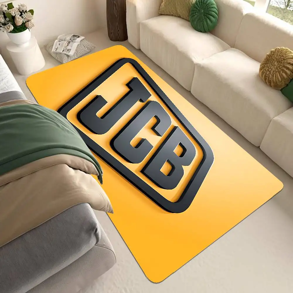 Excavator J-JCB logo Door Mat Nordic Style Bedroom Living Room Doormat Home Balcony Anti-Slip Alfombra