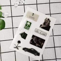 Arab personal phone case dome epoxy sticker silicon resin ipad label popular decorative crystal logo jelly cute DlY glass shapes
