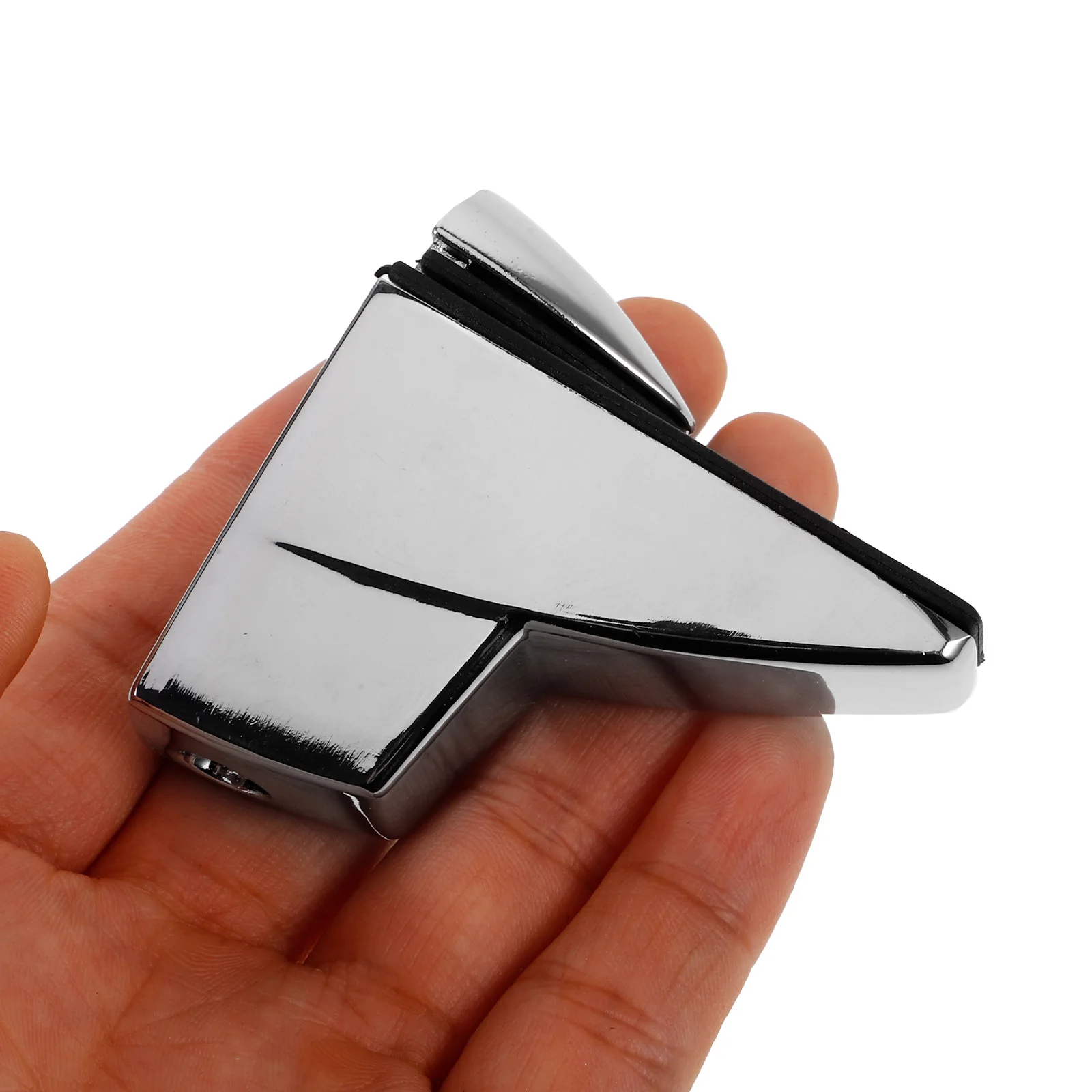 

2Pcs Glass Shelf Brackets Zinc Alloy Stable Support Brackets for Frameless Mirror Shower Glass Panel Cabinet Shelf Holders Heavy