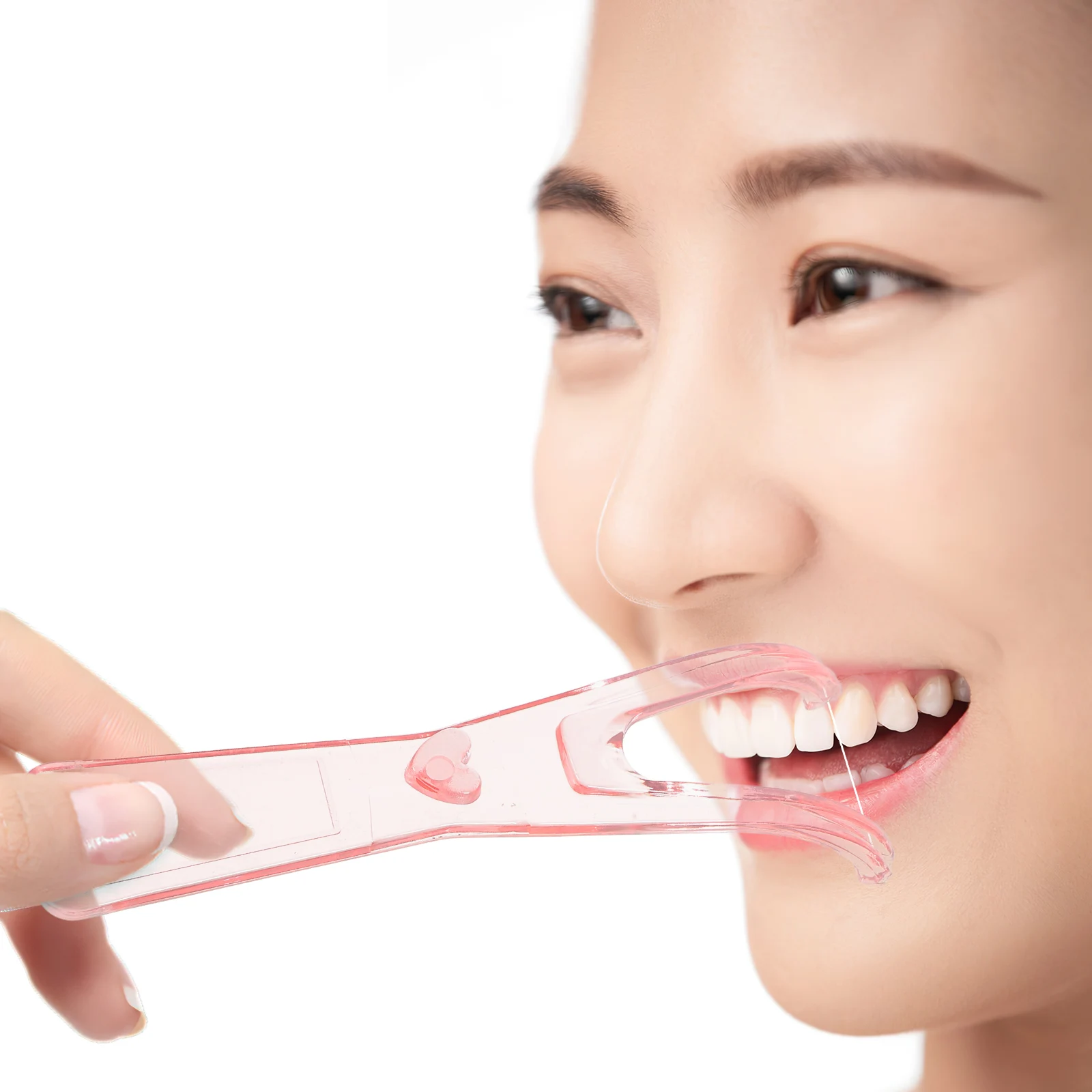 

2Pcs Durable Dental Floss Holder Essential Flossing Tool Dental Flosser Rack Comfortable Handle