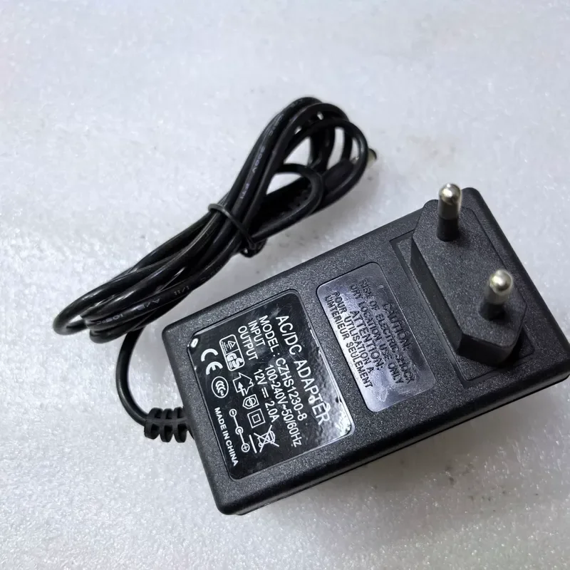 for CZHS1230-8 Power Adapter 12V 2A Output Input 100V AC DC Switching Power Supply Charger for Electronic Devices