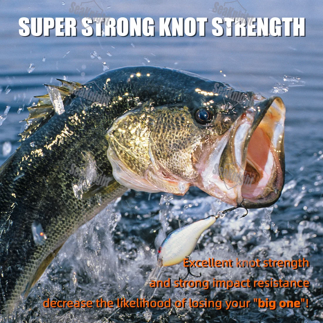 SeaKnight Speckle Invisible Pink Nylon Line 500M Smooth Strong Soft Carp line Camouflage Sea Fishing Line 1.0#-8.0# 35LB/15.88KG