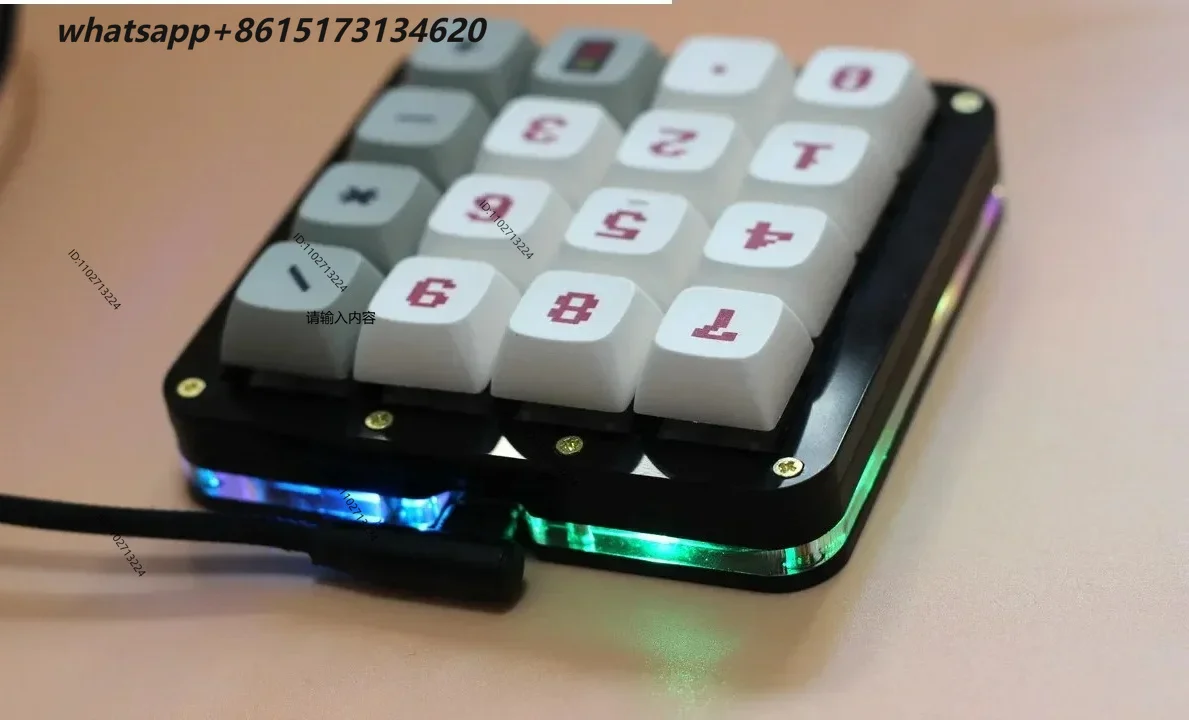 16cc Mechanical Keyboard Numeric Keypad Customized Hot Plug Support for Low Axis