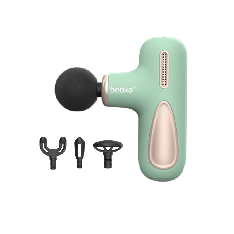 Electric Heated Muscle Massage Gun Deep Tissue Pistol Quiet Vibration Professional Portable Head Mini Massage Gun