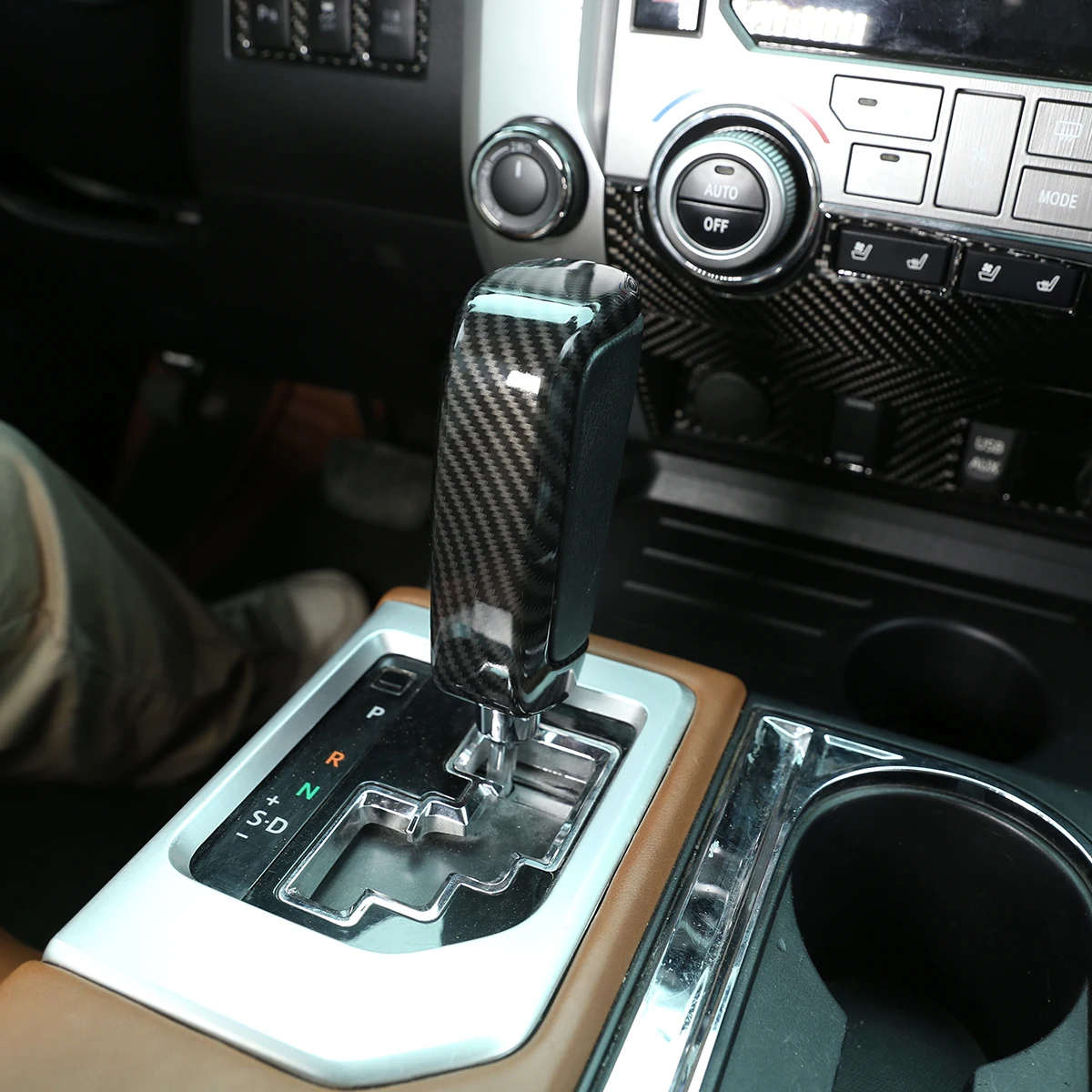 

Для Toyota Tundra/Sequoia 2007-2020 2021 ABS, углеродное волокно, цвет детской крышки, наклейка на голову, аксессуары для интерьера