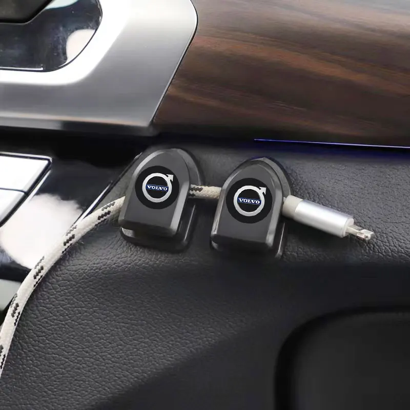 Car Styling Car Hooks Self Adhesive Car Mini Storage Hooks Auto Accessories For Volvo Xc90 S60 S80 Xc60 Xc70 Xc90 Fh V50 S40 C30