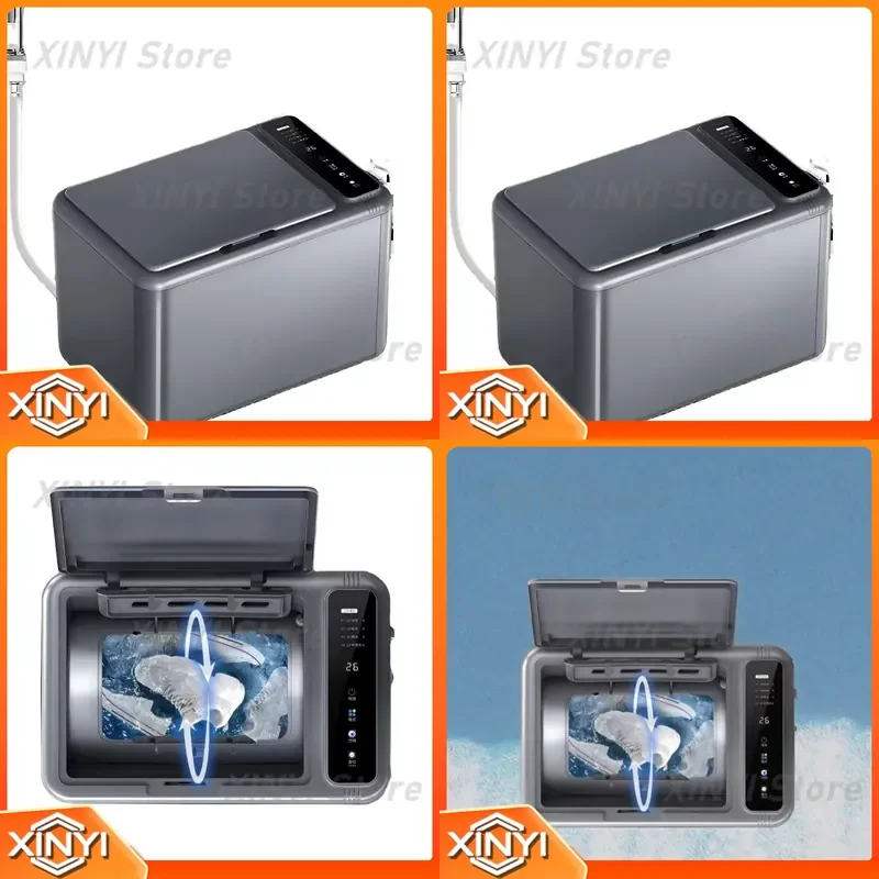 for Shoes Washer Portable Mini Foldable Top Loading Automatic Electric Washing Machine for Underwear Baby Clothes and Socks