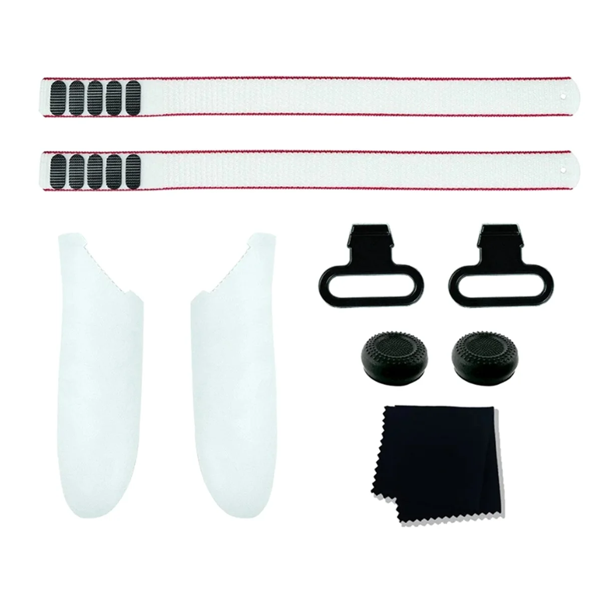 موثوقة لـ Meta Quest3 حزام اليد المضاد للسقوط ومضاد للانزلاق حلقة معدنية مشبك عصا التحكم غطاء حزام اليد استبدال الملحقات