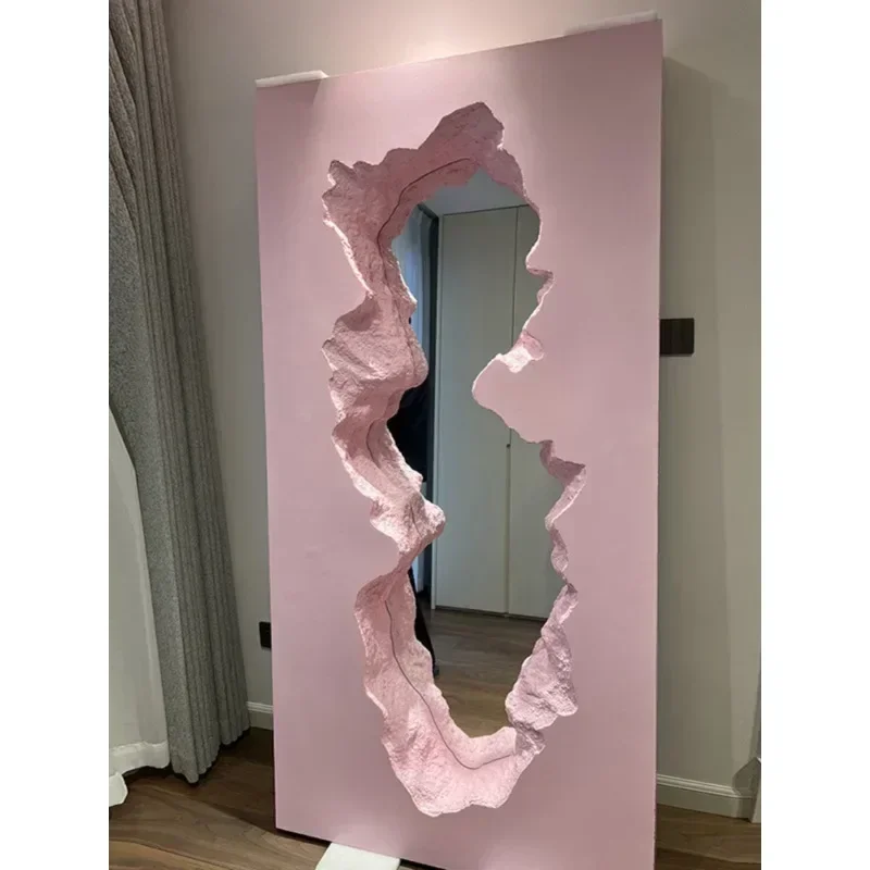 Customized Italian Broken Mirror Daniel Co branded Erosion Floor Standing Full Body Mirror Broken Art Dressing Mirror