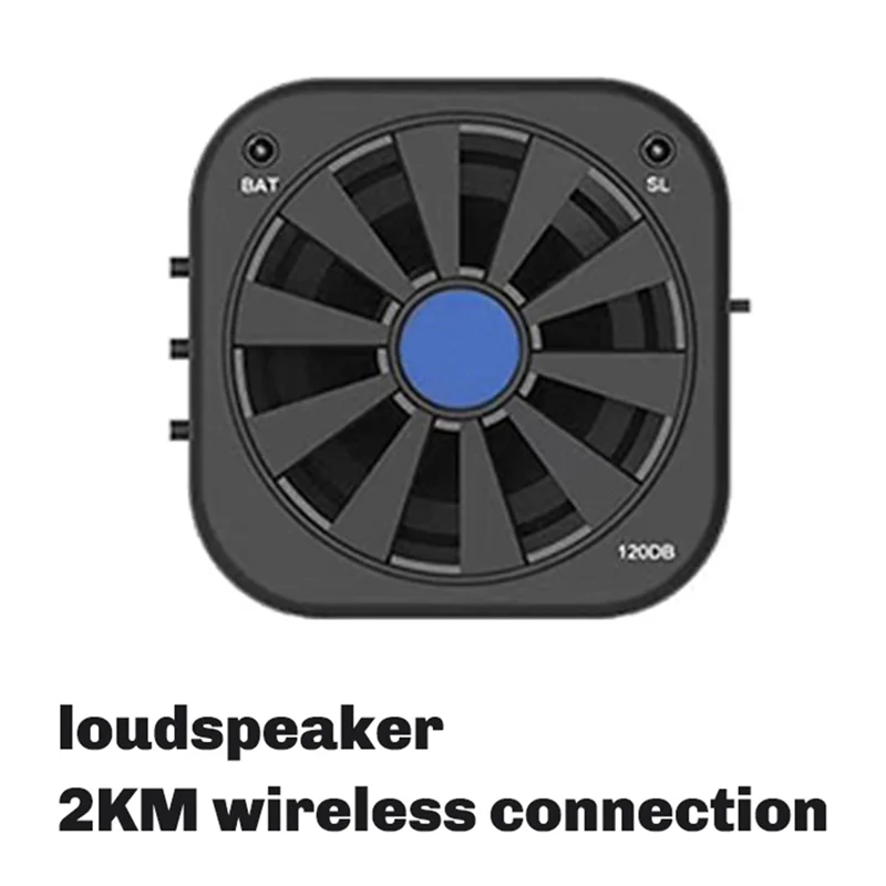 

ABKI-LS-01 Mini Wireless 105 DB Walkie Talkie Speaker Wireless Long-Range Communication Laud Speakers For Aerial Broadcasting