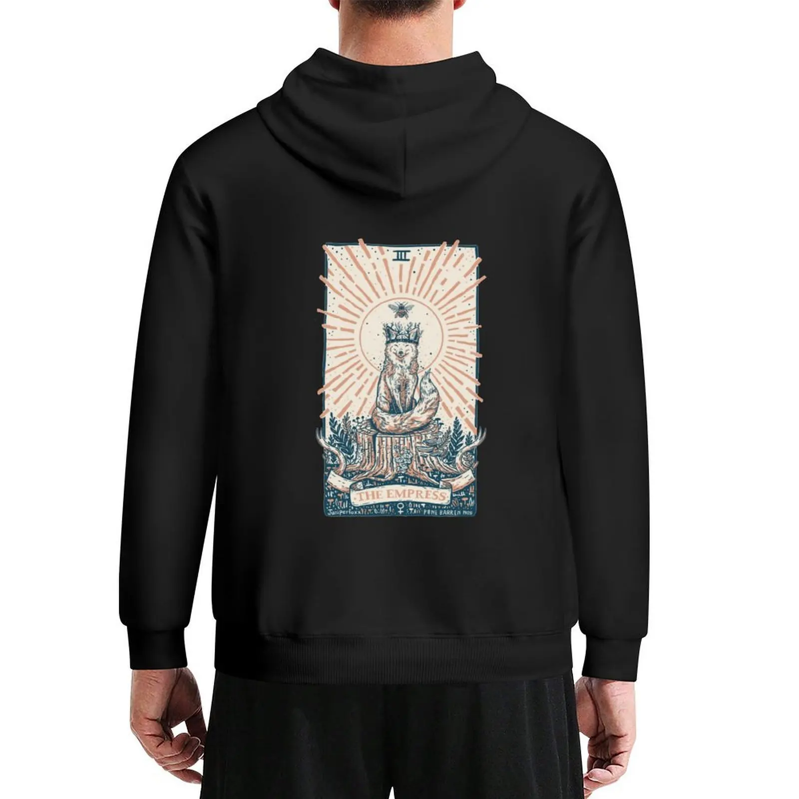 

Empress Tarot Card Hoodie mens designer clothes men's winter sweater korean style clothes men's clothing oversized hoodie
