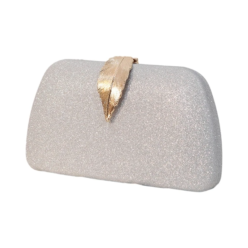 2023 NEW Evening Bag for Women Leaf Clutch Formal Lady Purse Party Banquet Wedding Bags Handbag Shoulder Bag with Chain