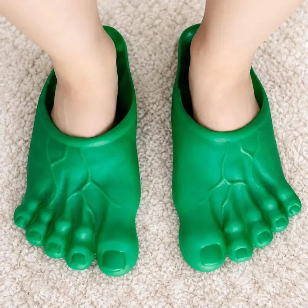 Large Foot Halloween Funny Clothing Accessories Realistics Human Jumbo-Giant Feet Slippers Perfect Themed Parties Gag Gift