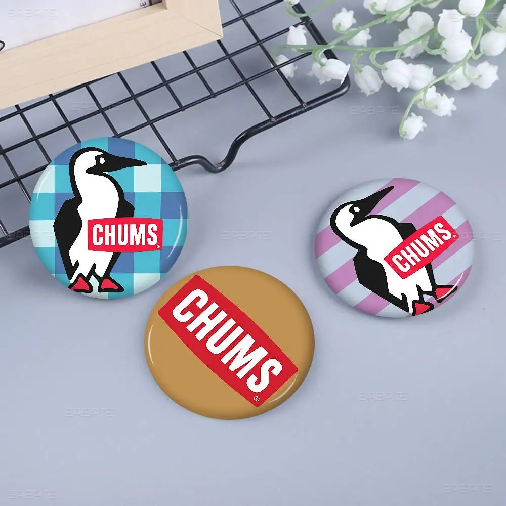 Brand C-Chums New Brooches Soft Button Pin Funny Silly Gnarpy On A Skateboard Meme Badge Gamer Collection Gifts